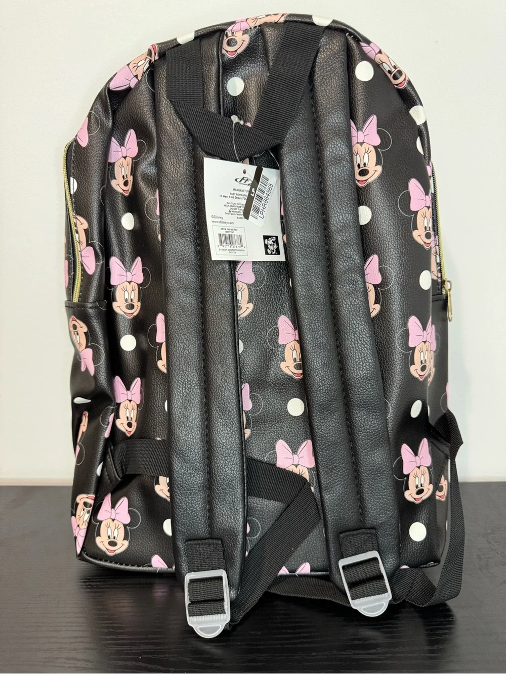Disney Kids Minnie Mouse 16” Backpack - Black NWT